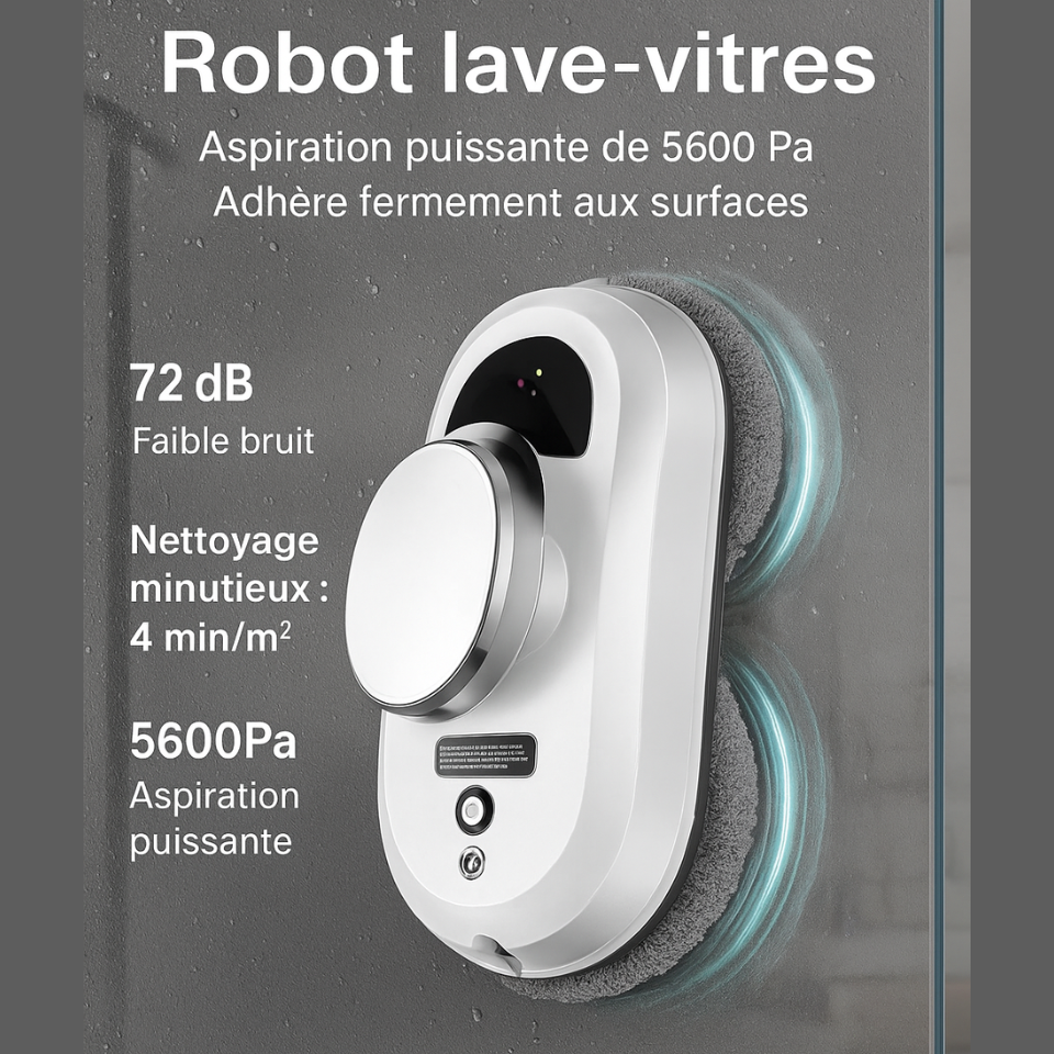 Robot lave-vitres SmartClean – Nettoyage multi-surfaces