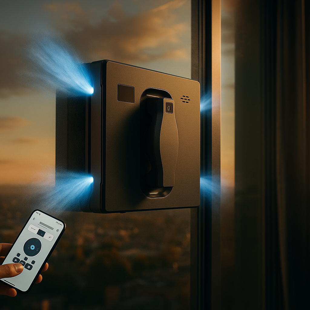 Robot lave-vitres intelligent – Nettoyage automatique de vos surfaces vitrées
